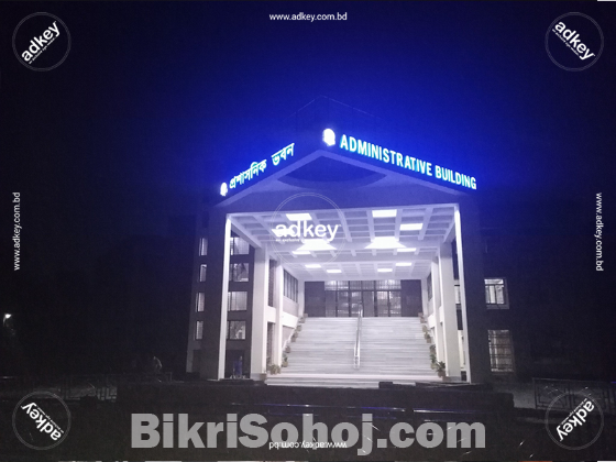 Acrylic SS Letter with LED Sign Maker in Dhaka BD